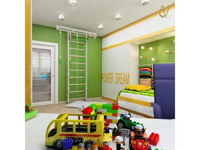 Детская комната для мальчика (Вариант 1)