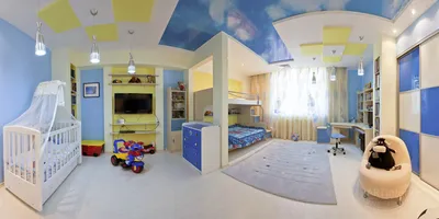 Дизайн интерьера детской комнаты — Заказать 3D проект Киев