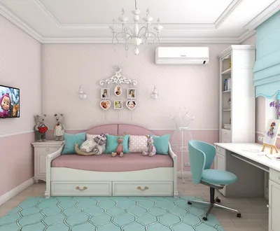 Дизайн детской комнаты для маленькой девочки, мебель для детей — Идеи  ремонта