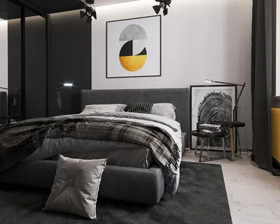 Дизайн-проект спальни для молодого человека | Пикабу