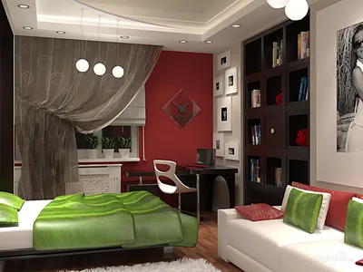 Дизайн маленькой комнаты для молодого человека фото » Современный дизайн на  Vip-1gl.ru