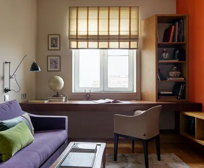 Комната студента или гостевая комната, диваны, кабинет — Идеи ремонта