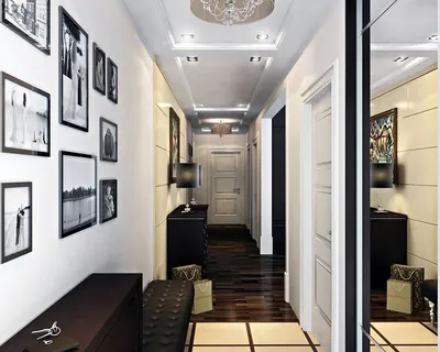 Идеи для узких коридоров: 100 фото практичных и стильных решений