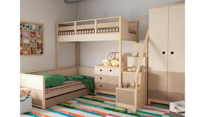 Двухъярусные кровати для детей — купить в Москве