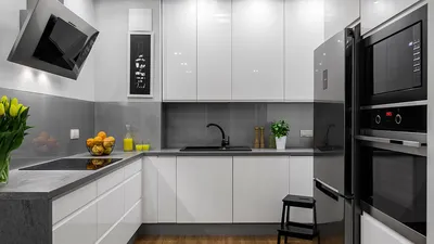 Дизайн маленькой кухни в квартире и доме - Лучшие цвета 2022