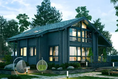 100 красивых вариантов: деревянные дома снаружи на фото