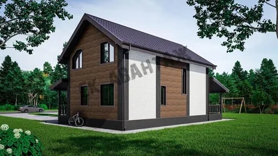 Проект дома \"Шавен\" по каркасной технологии по цене 5,6 мл в Москве