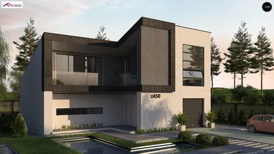 Готовый проект дома Z450 с ценой, реализация и интерьер | 1house.by