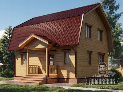 Каркасный дом проект К-74, 91.00 м² по цене от 1531000 руб. — заказать  строительство в Москве