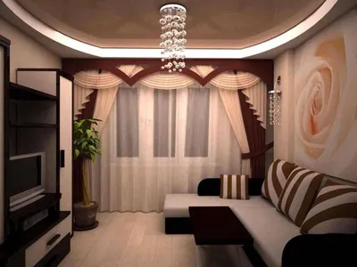 Дизайн комнаты зала в квартире - 59 фото