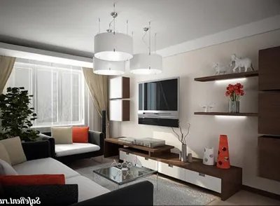 Дизайн небольшого зала в квартире » Современный дизайн на Vip-1gl.ru