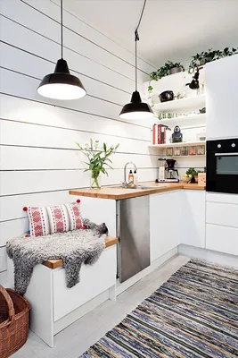 Дизайн кухни в скандинавском стиле (80 фото) — Идеи интерьеров