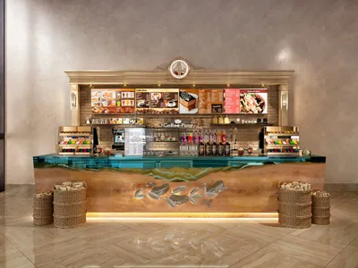 Дизайн мини-кафе COFFEE POINT в стиле эко — лофт и минимализм площадью  10,56 кв. м в Москве — Roomble.com