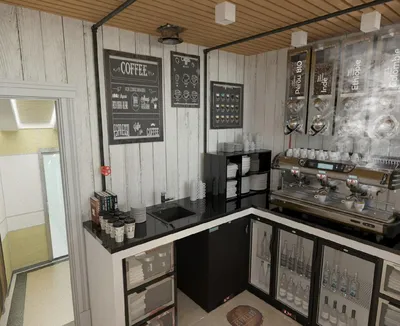 Фотографии работы: Дизайн-интерьера мини-кафе в Черногории