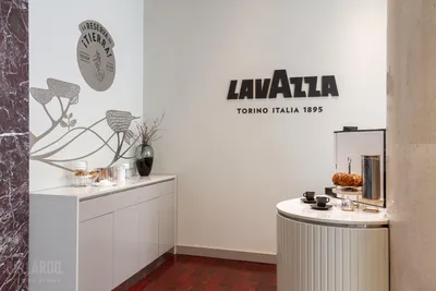 Мини-кафе «Lavazza» в Ararat Park Hyatt - Студия дизайна интерьера в Москве  - BELLARDO
