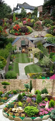 Сад, огород, дача, загородный дом | Дизайн озеленение, Небольшие передние  дворики, Дизайн сада