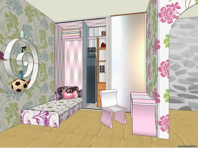 Дизайн комнаты для родителей и ребенка в однокомнатной квартире