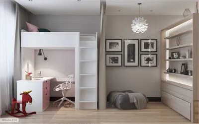 Дизайн однокомнатной квартиры в скандинавском стиле | LESH — Дизайн  интерьера, дизайнеры спб
