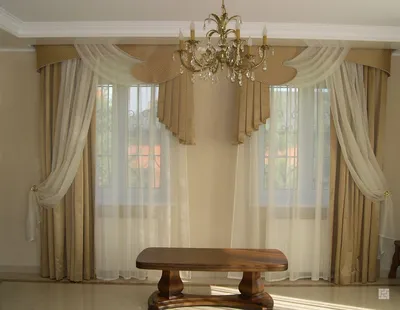 Занавески для зала (гостиной) - варианты дизайна, какие шторы лучше выбрать  для современного стиля, + фото