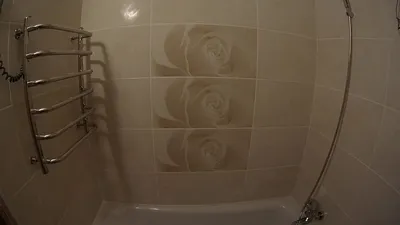 Большая плитка в маленькой ванной - YouTube