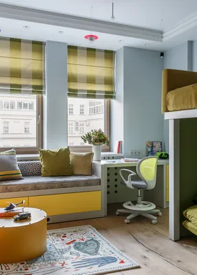 Зеленые детские комнаты – 135 лучших фото-идей дизайна детской | Houzz  Россия
