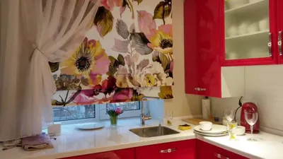 Римские шторы на кухню: фото, дизайн, интерьер своими руками