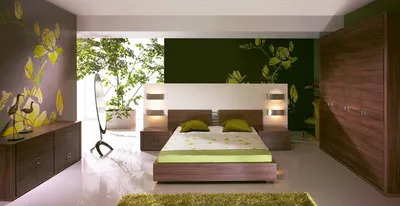 Стильный интерьер и дизайн спальни | Обои для телефона