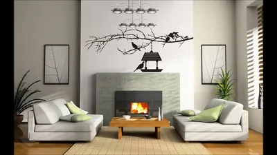 35 идей Декора стен в гостиной - YouTube