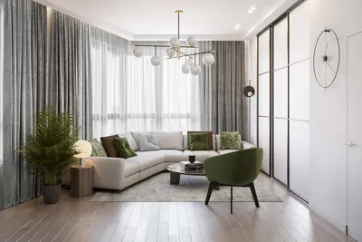 Дизайн 3-комнатной квартиры в ЖК Сердце Столицы | Современный стиль