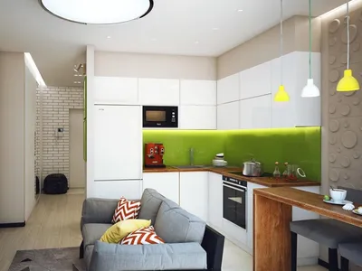Дизайн кухни с диваном 10 кв. м: обустраиваем маленькую, но современную  кухню - статьи и советы на Furnishhome.ru