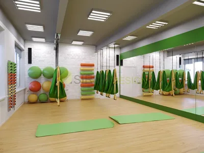 Дизайн проект фитнес зала | SirmaDesign