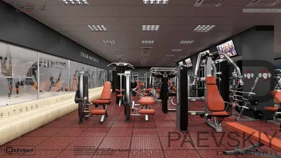 Концепция дизайна тренажерного зала фитнес центра — Константин Паевский —  VATIKAM