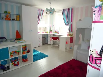 Детская комната для двоих разнополых детей: правила дизайна