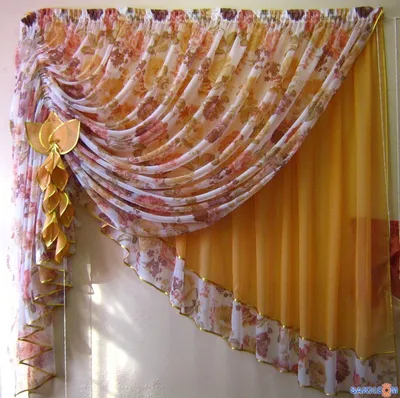 Купить шторы с ламбрекеном недорого в салоне Витебска, как сшить своими  руками