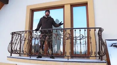 Французский балкон этапы производства. Кованые балконы в Зубарева. Тюмень  2020 - YouTube