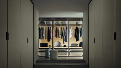 Дизайн-тренд: открытый шкаф для одежды | AD Magazine