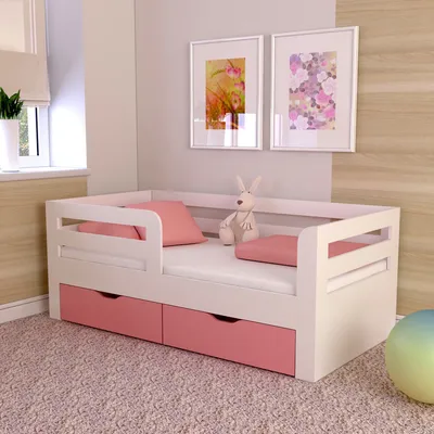 Кровать Детская 1,6 с ящиками (ПМ) - купить недорого - Мебель Эконом