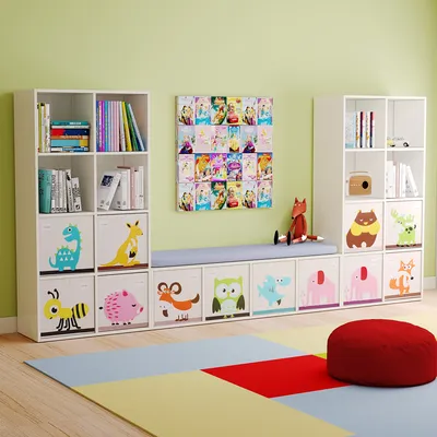 Шкаф для книг в детскую - 64 фото