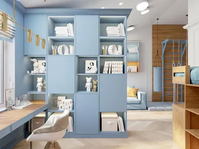 Мебель в синем цвете в комнату мальчика 8 лет | Детская мебель | Дизайн |  Mamka™ | Дзен