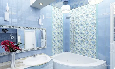 Бирюзовая ванная комната: особенности дизайна, стили, сочетание с белым