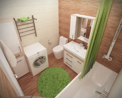 Ванная комната 6 кв. м: интерьер совмещенной с туалетом, фото дизайна,  проекты и планировка