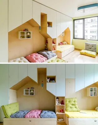 Дизайн детской комнаты 13 кв. м. - 120 фото лучших вариантов оформления  интерьера