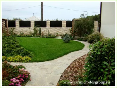 Извилистая дорожка в небольшом саду (7-11) | Ландшафтный дизайн садов и  участков