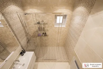 Дизайн ванной комнаты с душевой кабиной | Блог L.DesignStudio
