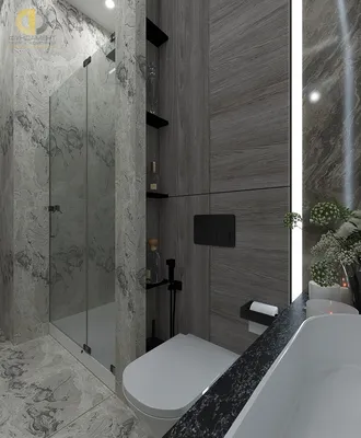 Дизайн интерьера ванной комнаты в Москве (фото) - страница 15