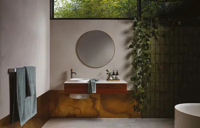 Ванная в Скандинавском стиле - фото дизайна интерьера ванной комнаты в  Скандинавском стиле