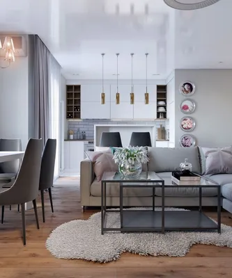Дизайн интерьера двухкомнатной квартиры: фото, планировки, идеи