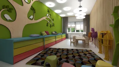 Дизайн интерьера детских садов » Картинки и фотографии дизайна квартир,  домов, коттеджей