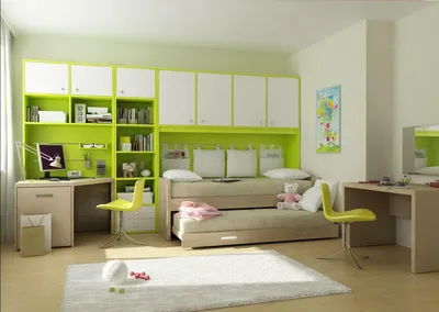 Дизайн интерьера и ремонт детской комнаты