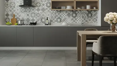 Плитка на стенах кухни - особенности выбора и фото примеров дизайна  интерьеров